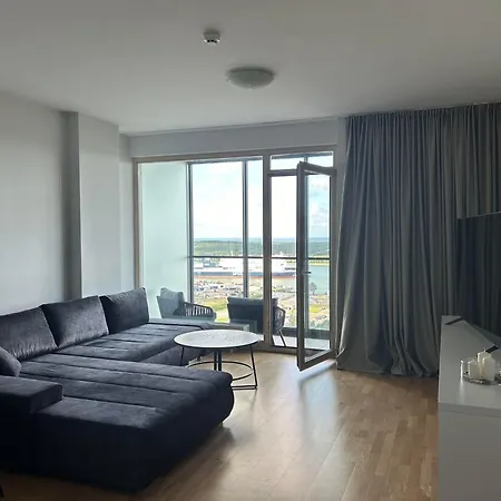 21 Fl An Apartment With A Sea View Klaipėda Exterior photo