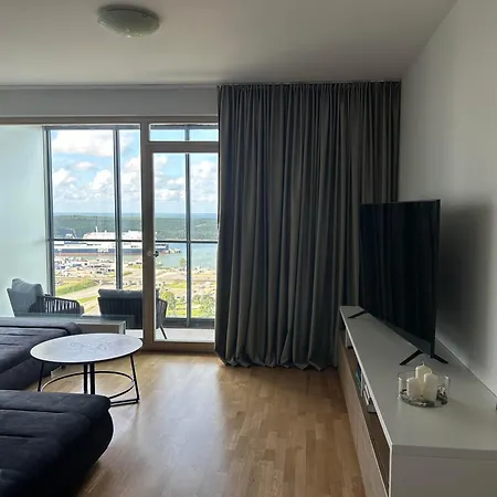 21 Fl An Apartment With A Sea View Klaipėda Exterior photo